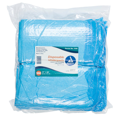 Dynarex 2-Ply Tissue Fill Underpad, 17 x 24 Inch by Dynarex product image