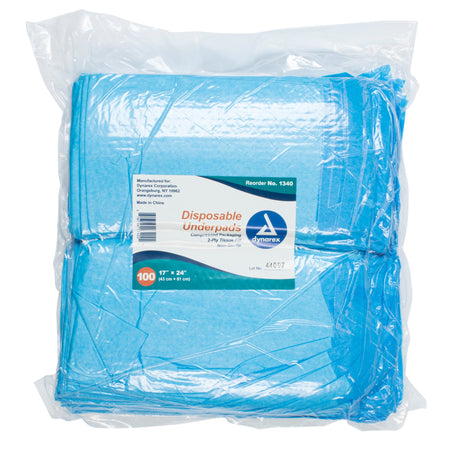 Dynarex 2-Ply Tissue Fill Underpad, 17 x 24 Inch by Dynarex product image