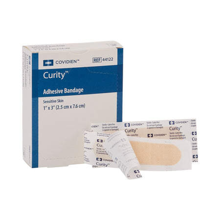 Cardinal 44122 Curity Sensitive Skin Adhesive Strip, 1 x 3 Inch