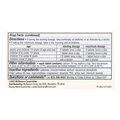 Foster & Thrive™ Senna-S Sennosides 8.6 mg Docusate Sodium 50 mg Tablets