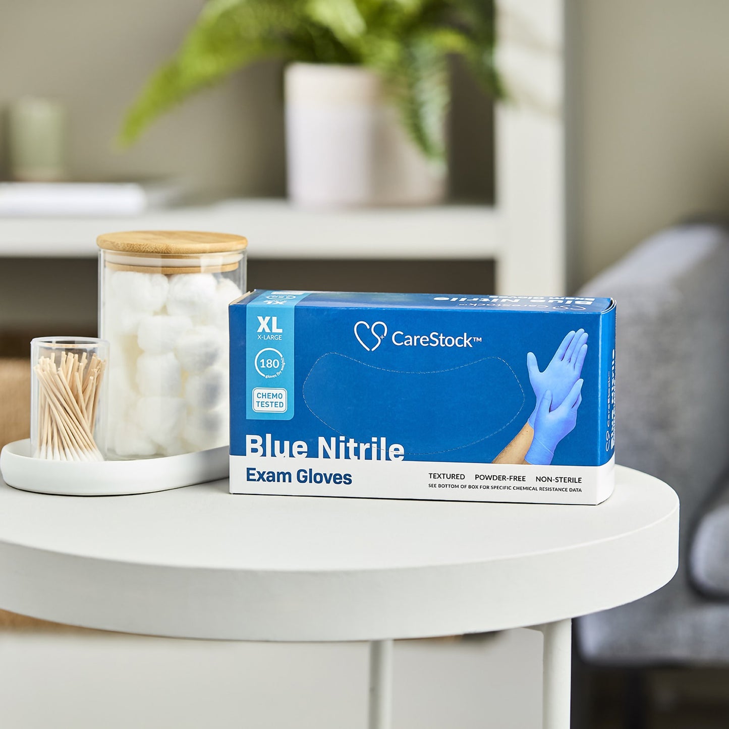 CareStock™ Nitrile Exam Glove, Extra Large, Blue