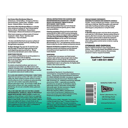 Protex® Ultra Disinfectant Wipes, 7 x 9.5 Inch
