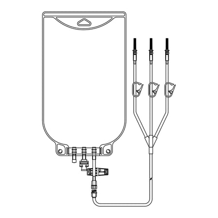 EVA Empty Bag McKesson 3000 mL Gravity