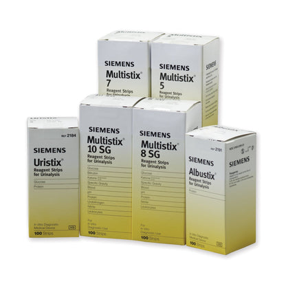Uristix® Urinalysis Reagent for Glucose and Protein tests, Visual Read