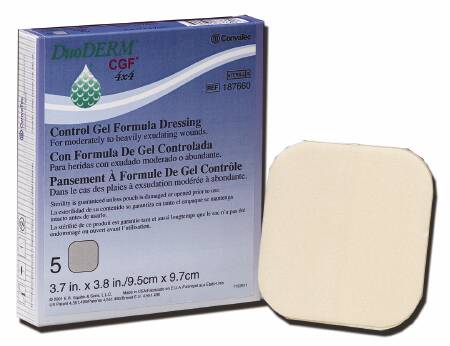 ConvaTec 187659 DuoDerm CGF Hydrocolloid Dressing, 6 x 6 Inch