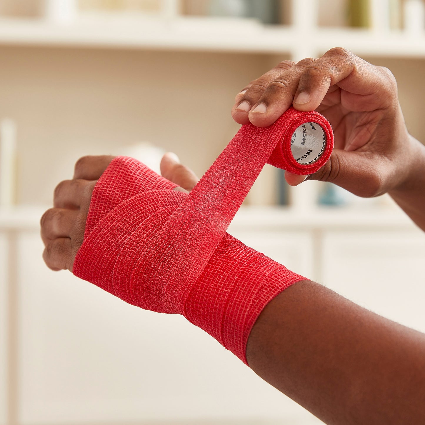 McKesson Self-adherent Closure Cohesive Bandage, 2 Inch x 5 Yard
