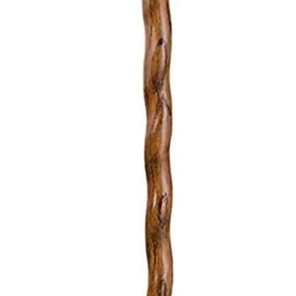 Brazos™ Twisted Oak Ergonomic Fitness Handcrafted Walking Stick, 48-Inch, Brown