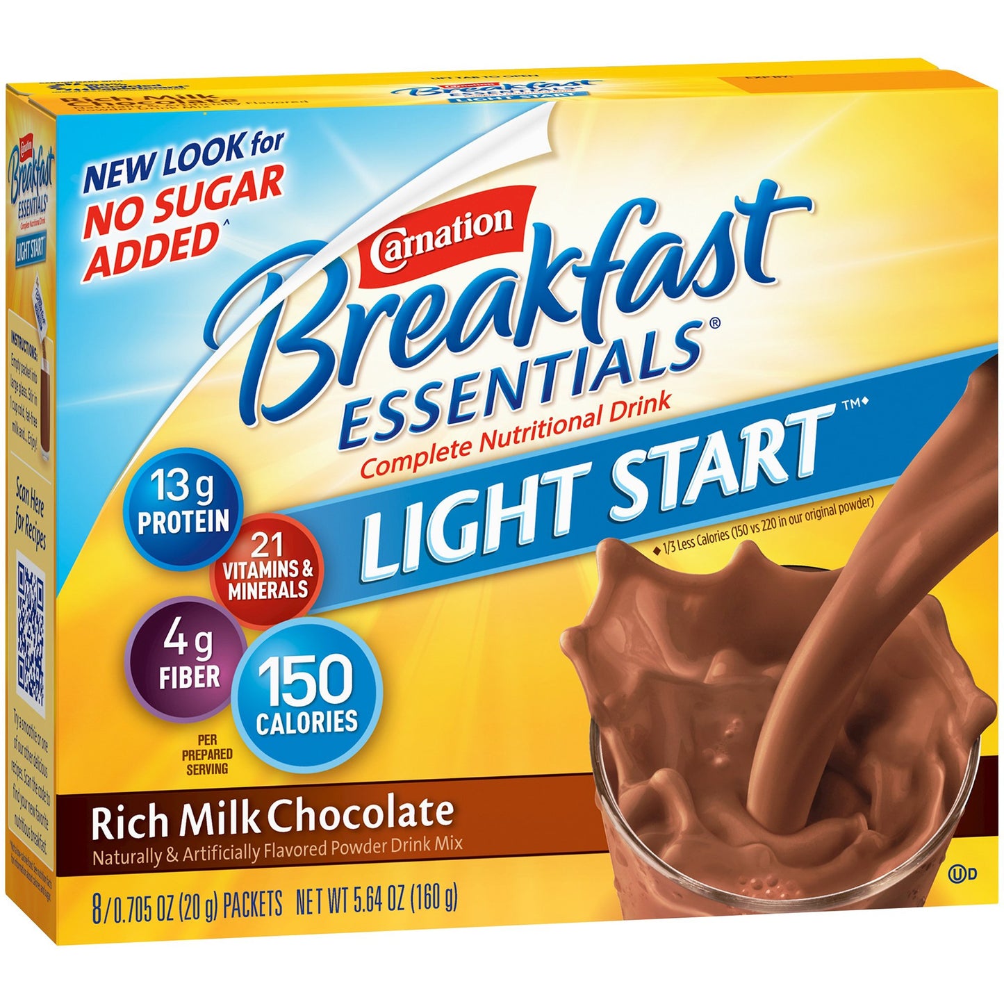 Carnation Breakfast Essentials® Light Start Chocolate Nutritional Drink Mix