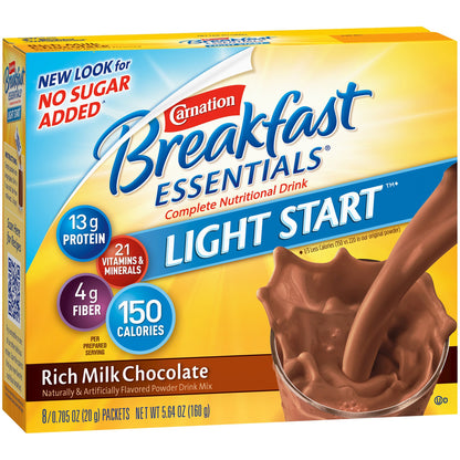 Carnation Breakfast Essentials® Light Start Chocolate Nutritional Drink Mix