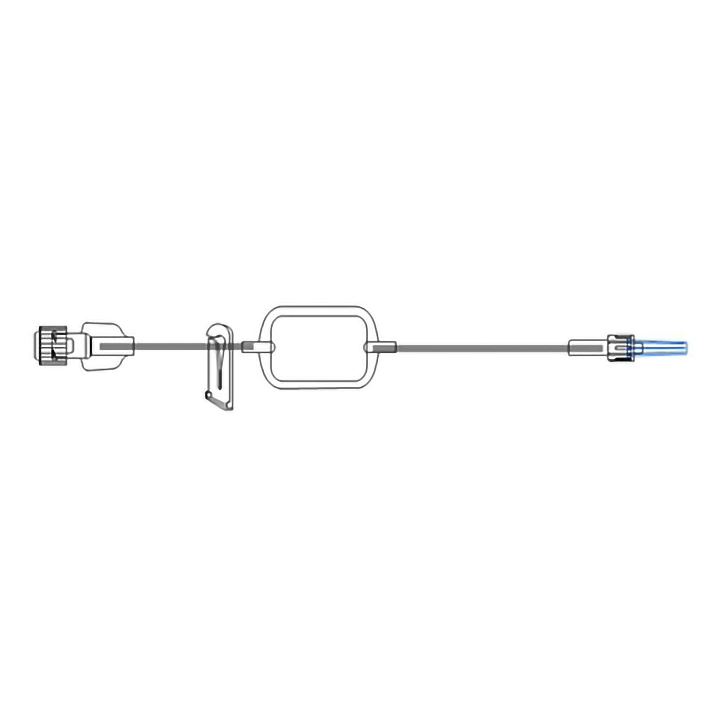 IV Extension Set McKesson Small Bore 8 Inch Tubing 0.2 Micron Filter Sterile