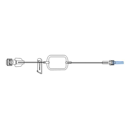 IV Extension Set McKesson Small Bore 8 Inch Tubing 0.2 Micron Filter Sterile