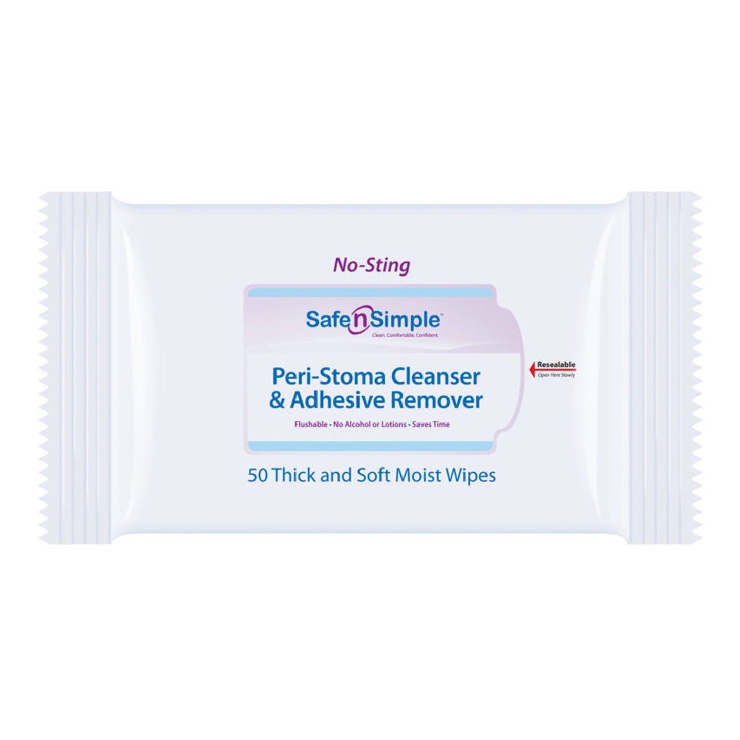 Safe n Simple™ Adhesive Remover Wipes