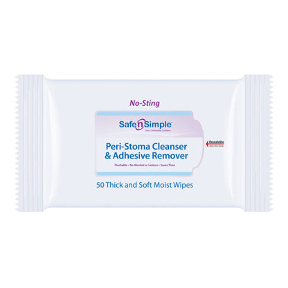 Safe n Simple™ Adhesive Remover Wipes