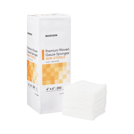 McKesson 16442000 Gauze Sponge, 4 x 4 Inch, 16-Ply
