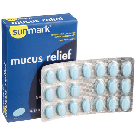 McKesson 70677004901 sunmark mucus E.R. Guaifenesin Cold and Cough Relief