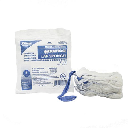 Dukal 10-0018 Laparotomy Sponge, 18 x 18 Inch