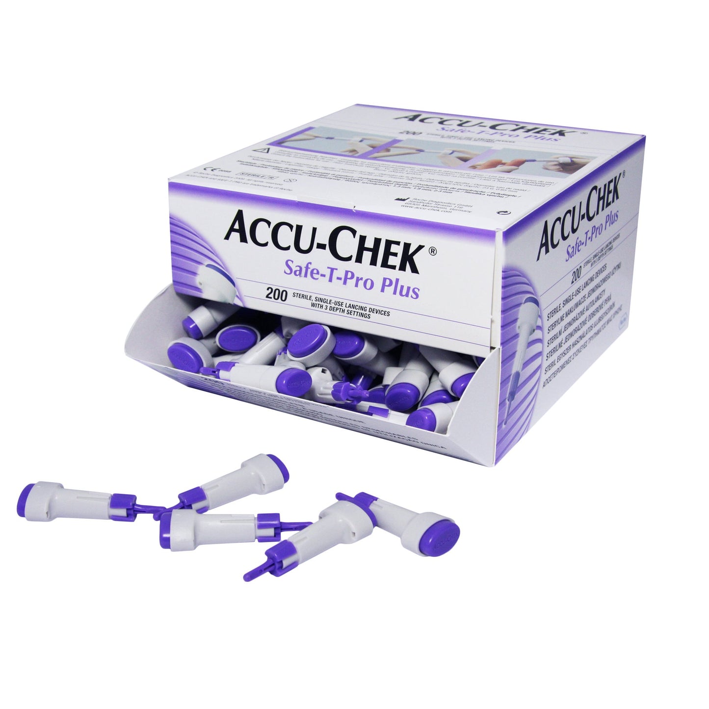 Accu-Chek® Safe-T-Pro® Plus Safety Lancet