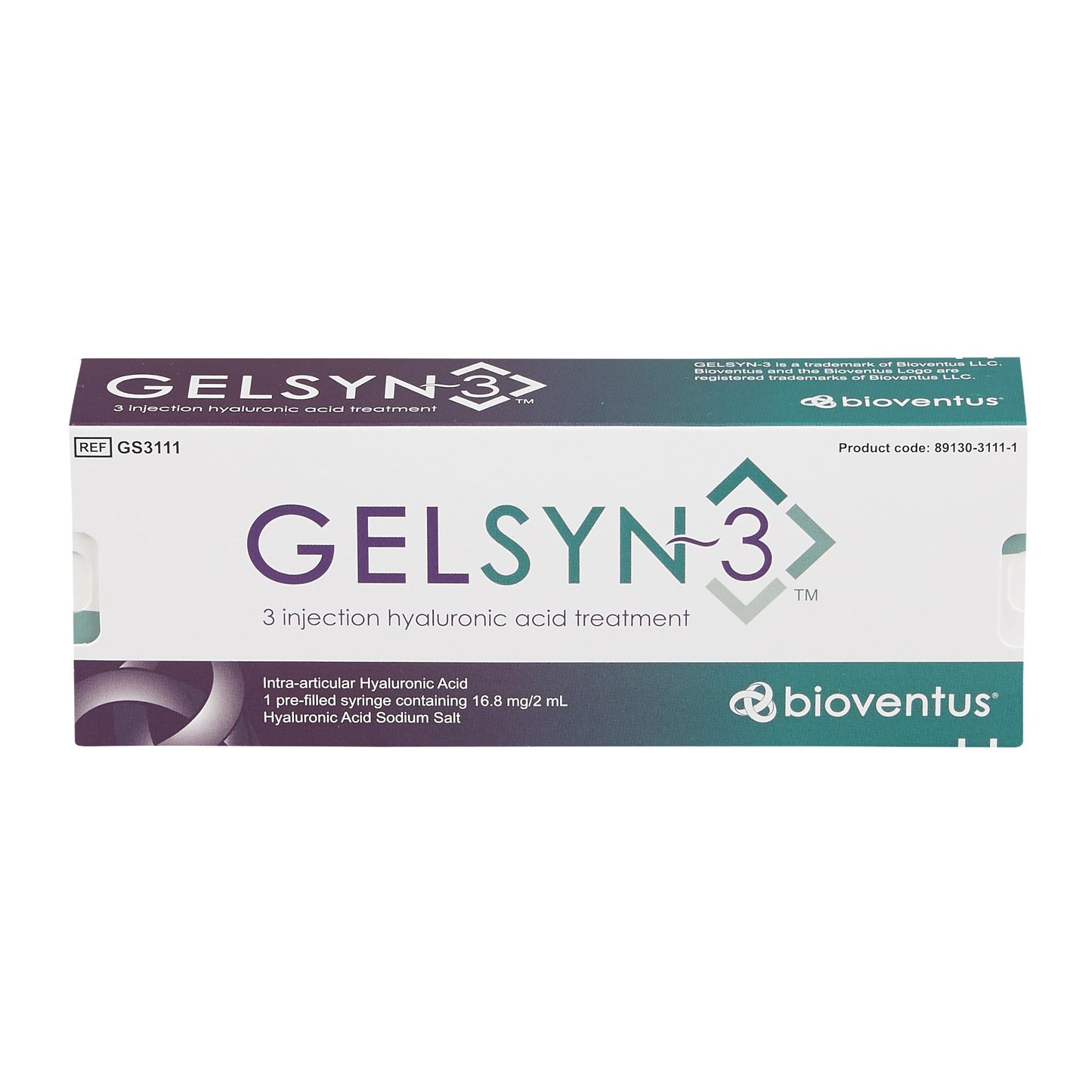 Gelsyn-3™ Sodium Hyaluronate 16.8 mg / 2 mL Injection 2 mL