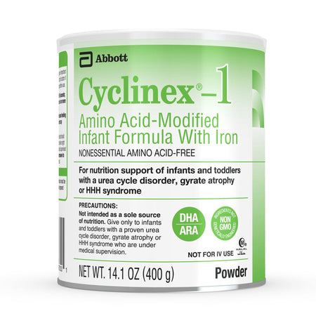 Abbott Nutrition 67032 Cyclinex-1 Amino Acid-Modified Infant Formula With Iron, 14.1-ounce can