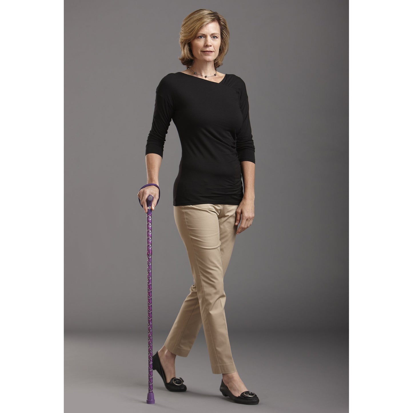 Switch Sticks® Folding Cane, Viking Print, 32 to 37 Inch Height