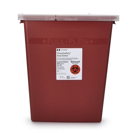 Cardinal 8980 SharpSafety Multi-purpose Sharps Container, 8 Gallon