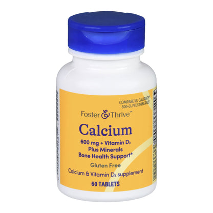 Foster & Thrive™ Calcium 600 mg + Vitamin D-3 Plus Minerals Tablets