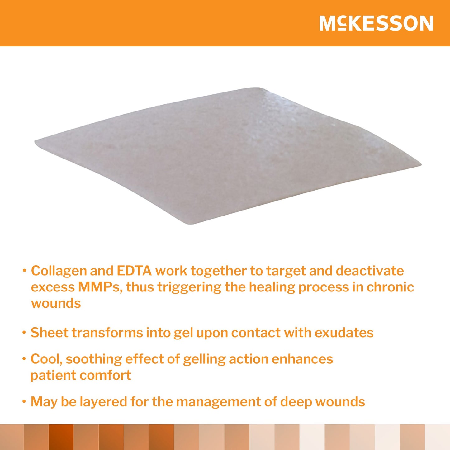McKesson Collagen Dressing, 2 x 2 Inch