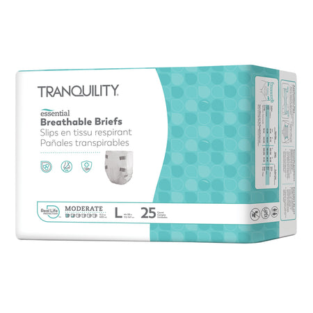 Tranquility 884707 ComfortCare Incontinence Brief, Large
