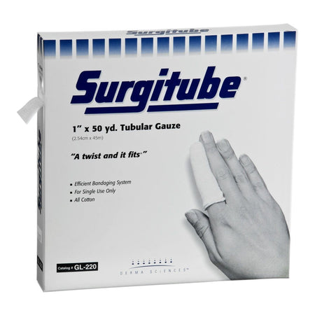Gentell GL220 Surgitube Tubular Retainer Dressing, Size 2, 1 Inch x 50 Yard