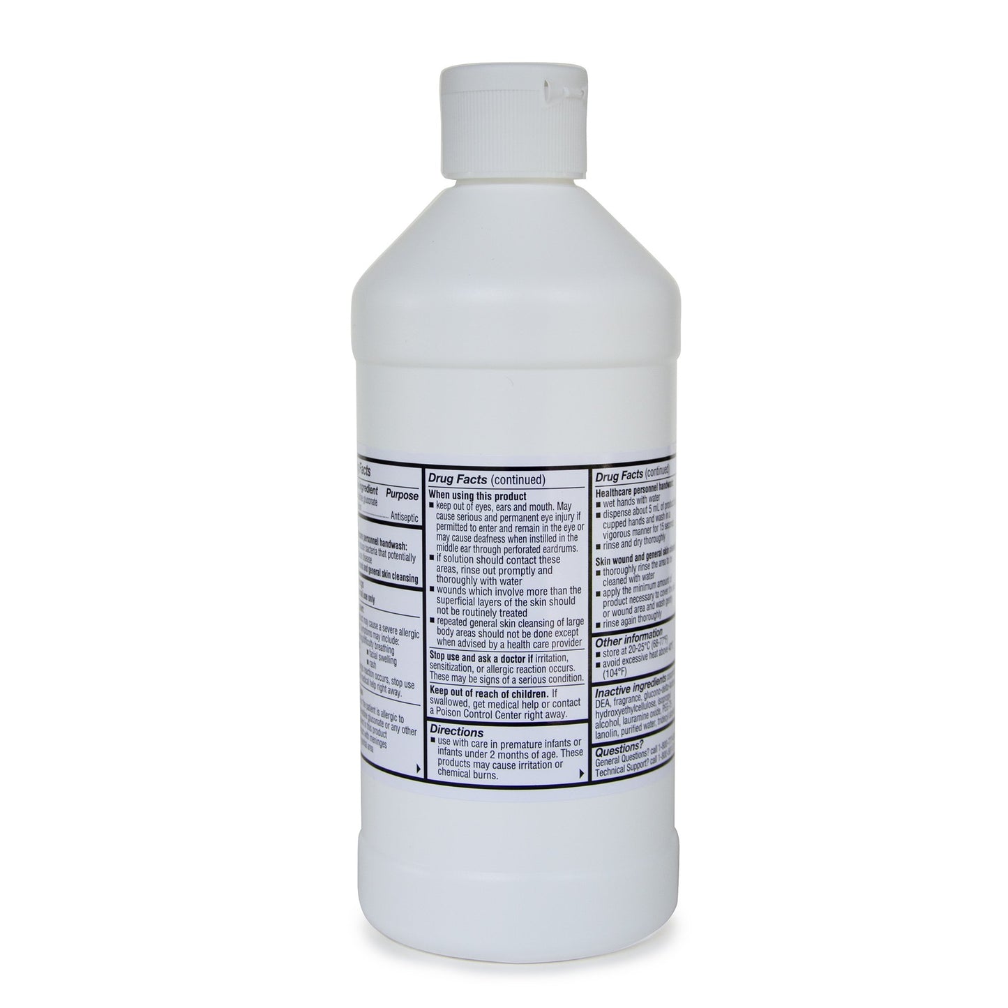McKesson Antiseptic Skin Cleanser, 16-ounce Flip-Top Bottle