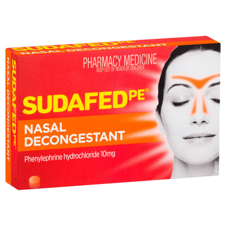 J & J Sales 50580054650 Sudafed PE Nasal Decongestant
