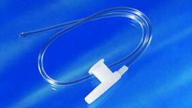 Suction Catheter AirLife® Beveled Tip Open Style Chimney Control Vent 18 Fr. Sterile