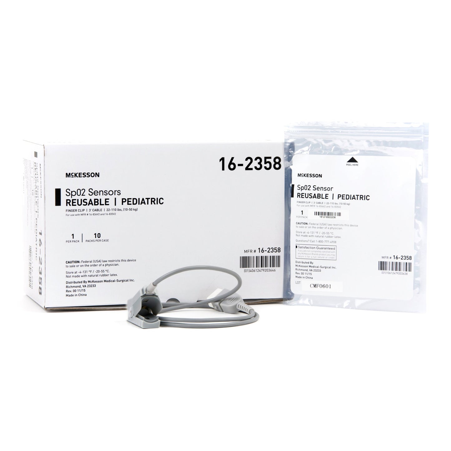 McKesson Pulse Oximeter Finger Sensor