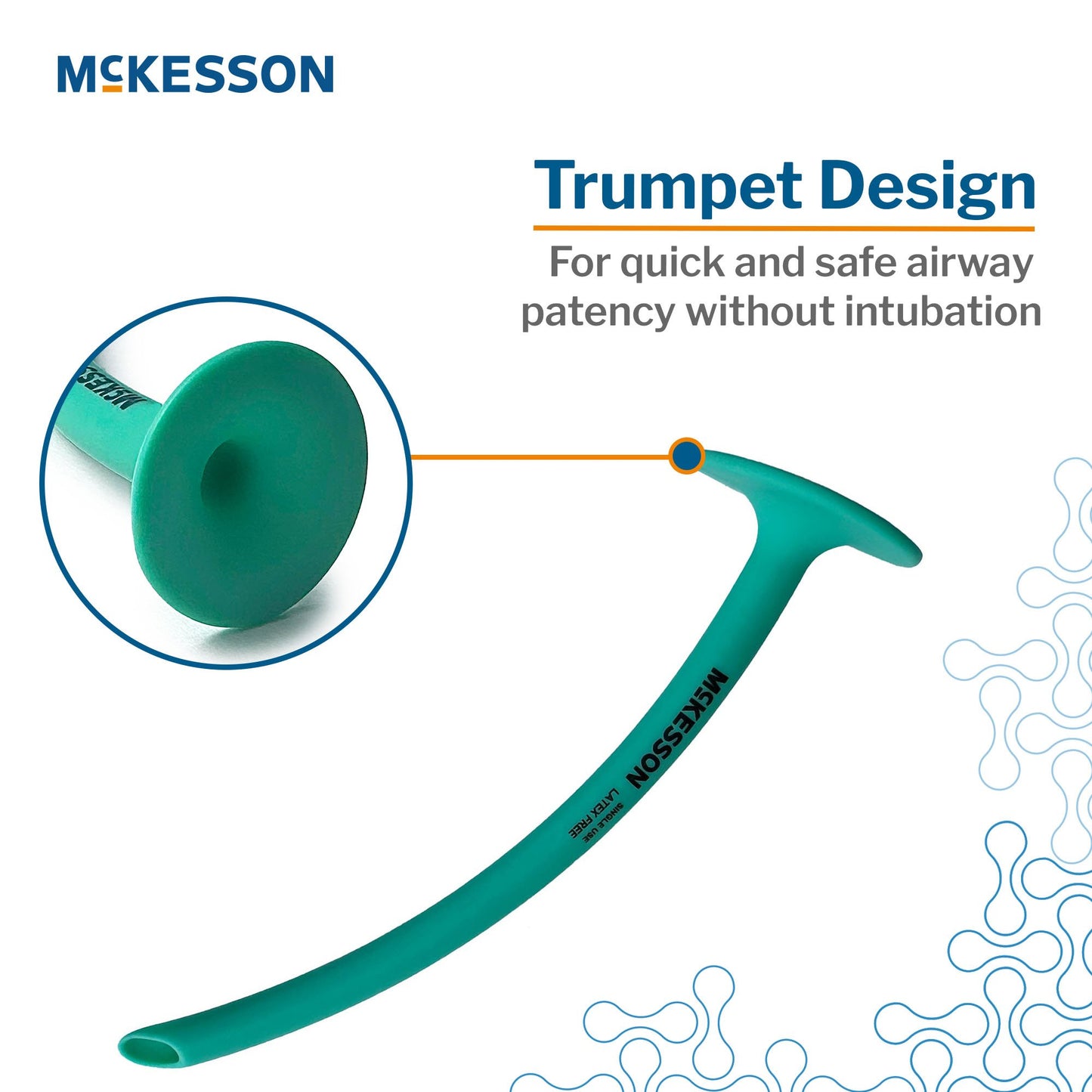 Nasopharyngeal Airway Set 28 Fr., 30 Fr., 32 Fr. 34 Fr., 36 Fr. Trumpet Style (Robertazzi) Silicone