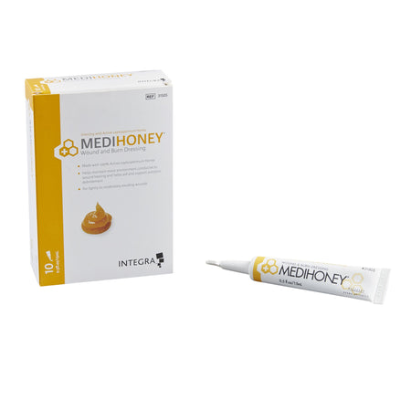 Medihoney Wound and Burn Dressing Paste 0.5 oz Tube by McKesson Brand product image