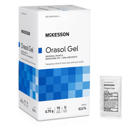 McKesson 82474 Benzocaine Oral Pain Relief