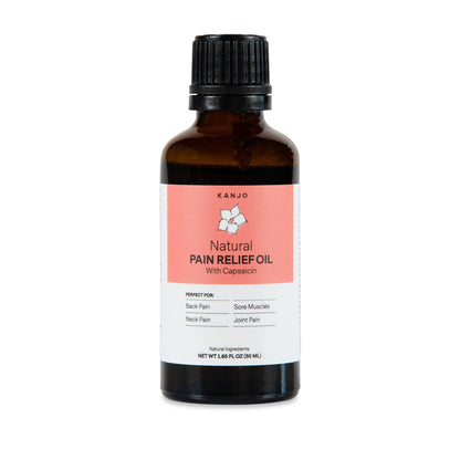 Kanjo Natural Pain Relief Oil, 1.65-ounce bottle
