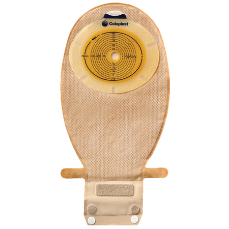 Coloplast 15821 SenSura Flat 1-Piece Drainable Transparent Colostomy Pouch