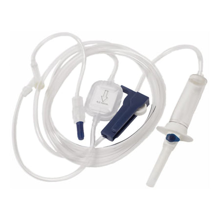 Primary IV Administration Set TrueCare™ Gravity 1 Port 20 Drops / mL Drip Rate 15 Micron Filter / 0.2 Micron Filter 92 Inch Tubing Solution Without Flow Regulator