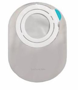 Coloplast 12202 SenSura Mio Flex 2-Piece Closed End Opaque Ostomy Pouch, Green Match