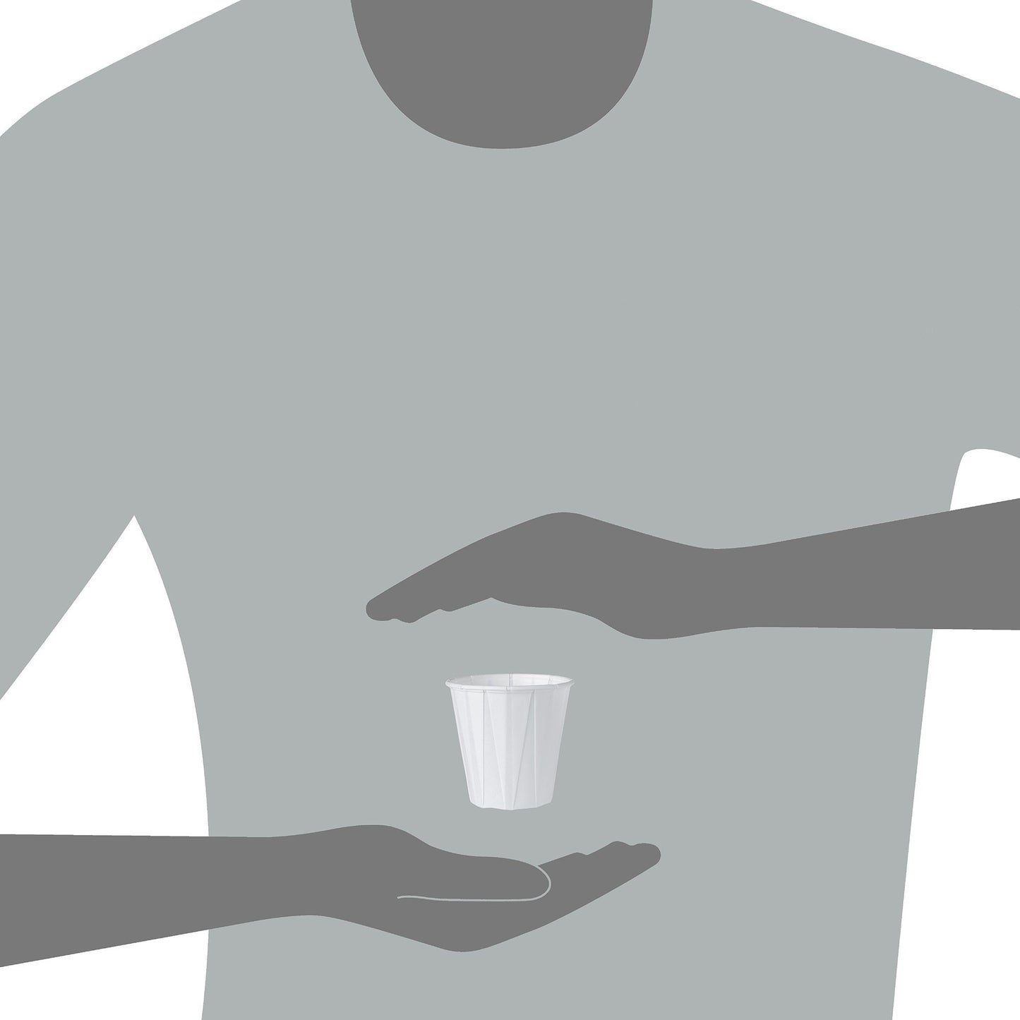 Solo Paper Souffle Cup, White, 3-1/2-ounce capacity