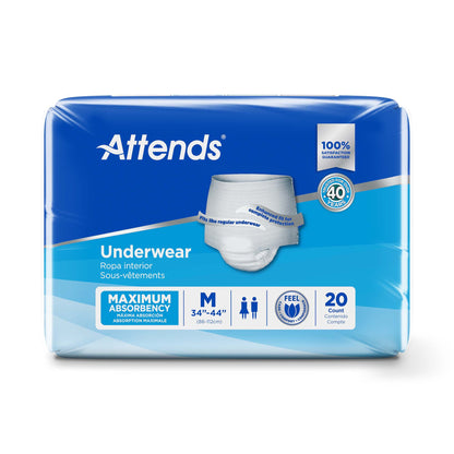 Attends® Extra Absorbency Underwear, Medium