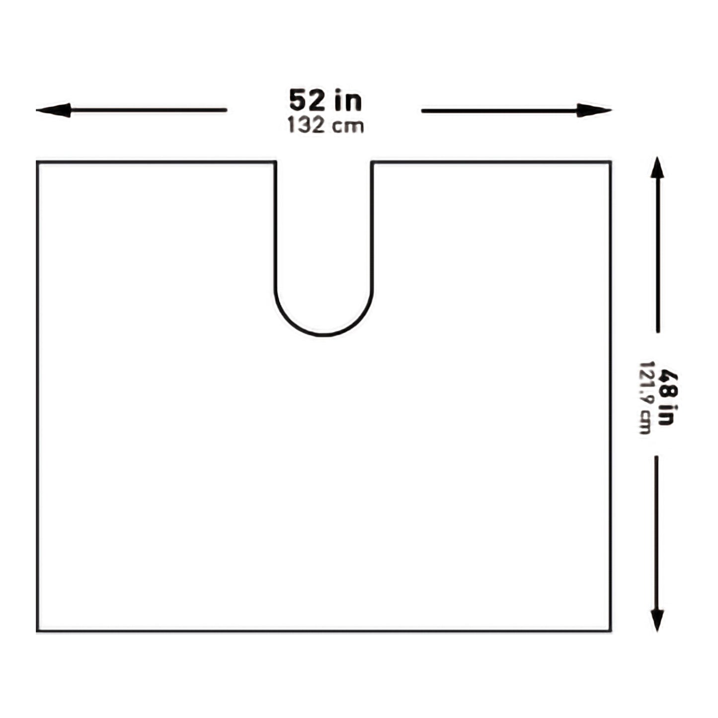 McKesson Sterile Impervious U-Drape, 52 x 48 Inch
