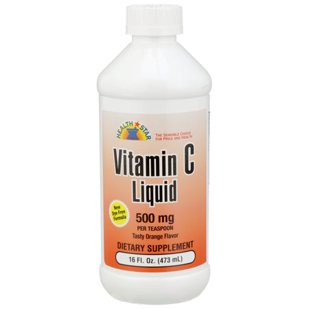 Geri-Care Q842-16-GCP Ascorbic Acid Vitamin C Supplement, 16 fl. Oz.
