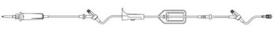 IV Pump Set Vista® Pump 2 Ports 15 Drops / mL Drip Rate 0.2 Micron Filter 124 Inch Tubing Solution