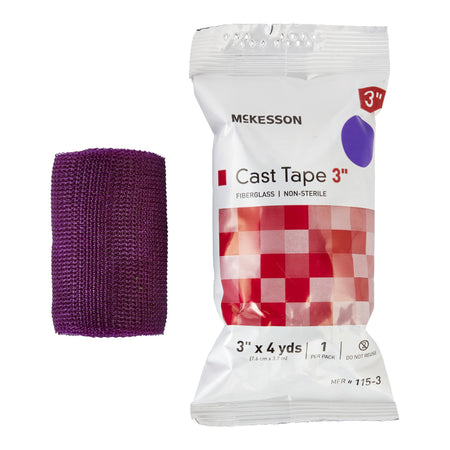McKesson 115-3U Purple Cast Tape, 3 Inch x 4 Yard