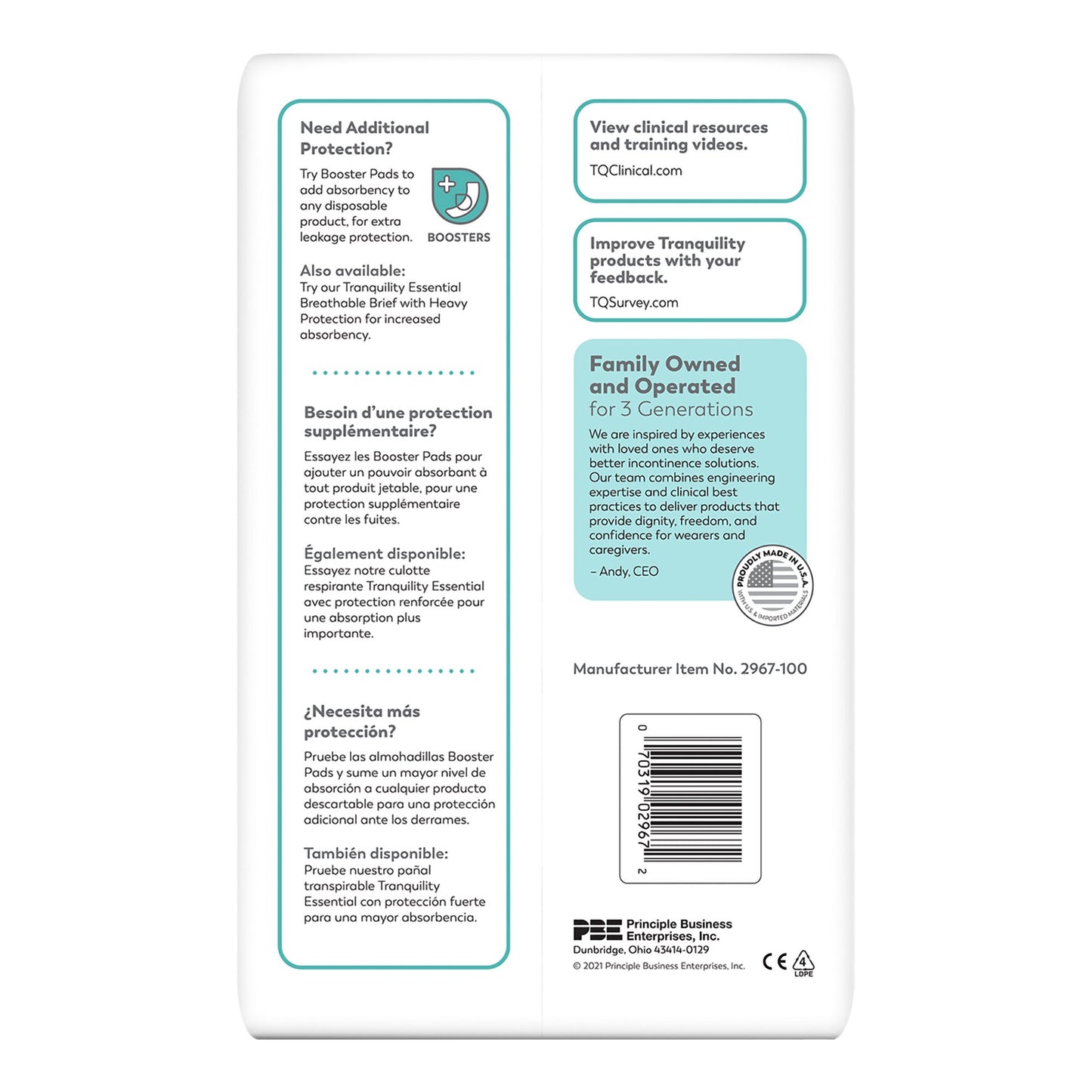 ComfortCare™ Incontinence Brief, Extra Large