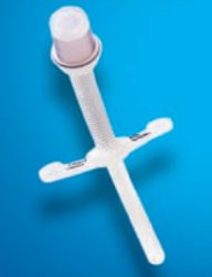 ICU Medical 60PFP40 Bivona FlexTend Plus Extra Length Tracheostomy Tube, Size 4