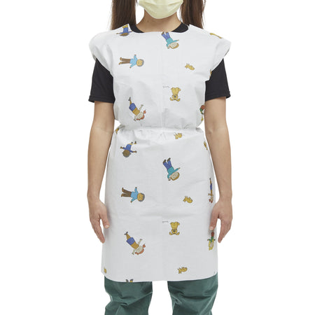 McKesson 18-982836 Pediatric Exam Gown, Medium, KIDS Print