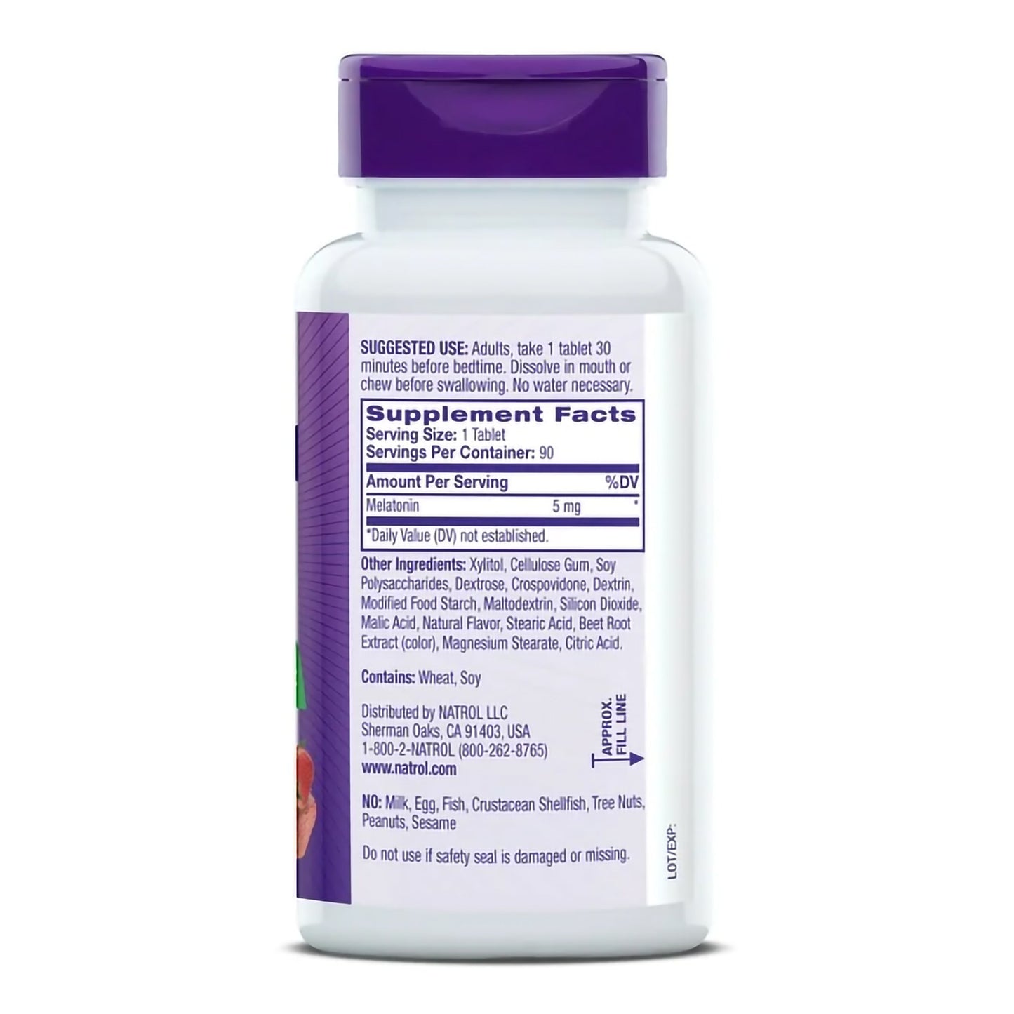Natural Sleep Aid 90 per Bottle Tablet 5 mg Strength